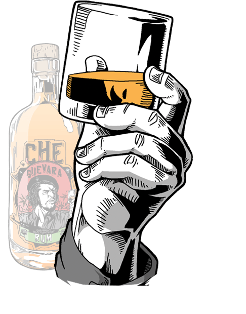 Revolutionärer Rum Viva la Rum-Revolution